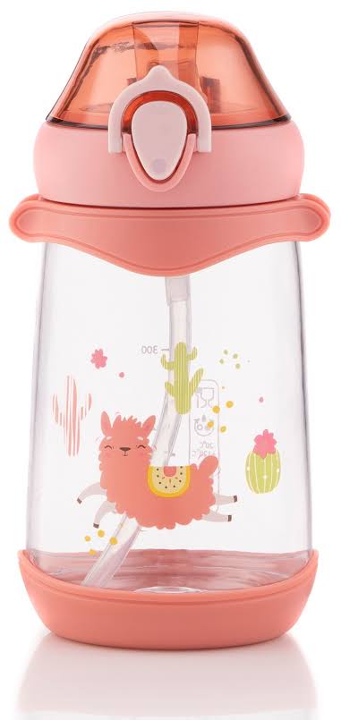 Ardesto Bottle for kids Llama 500 ml, pink, plastic