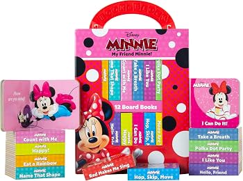 Disney My Friend Minnie Mouse - My First Library 12 Board Book Block Set