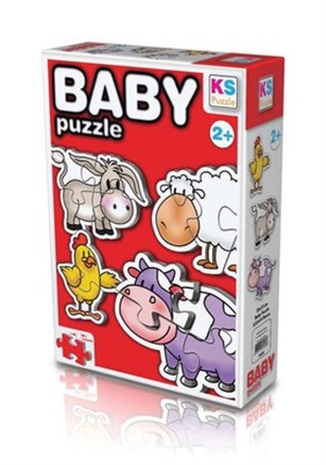 CA_KS Puzzle_Çiftlik Hayvanları  /  Farm Animals4in1 Puzzle  2/3/4/412002