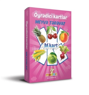 Öyrədici kartlar. Meyvə Tərəvəz 36