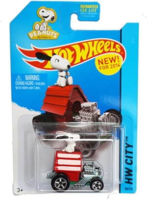 HW Themed Car - Peanuts Asst