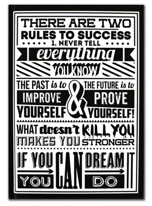 RULES TO SUCCESS DEFTER 14*20