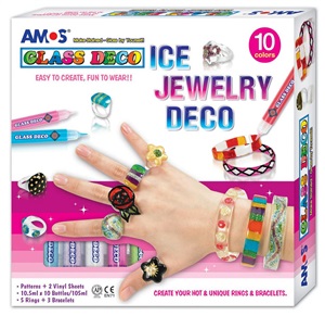 AMOS GD10P10IJ CAM BOYAMA SETİ ICE JEWELRY DECO