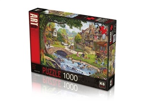 ONUR 20516 PUZZLE 1000 SUMMER VİLLAGE STREAM