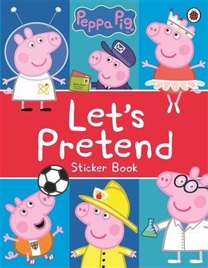 Let's pretend. Sticker book