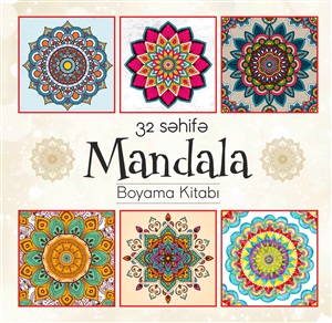 Mandala 32 səhifə boyama