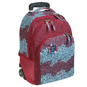 Wheeled double backpack