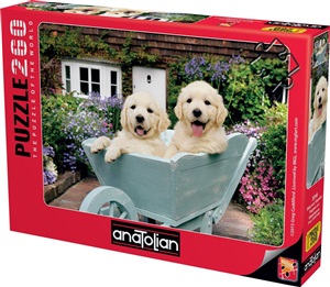 ANATOLİAN Puzzle Bahçıvan Köpekler / Puppies in a Wheelbarrow 260pcs