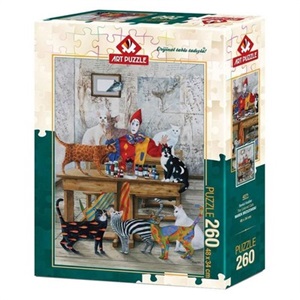 PuzzleEE _ 4271 RENKLİ KEDİLER/ ART puzzle 260 parça