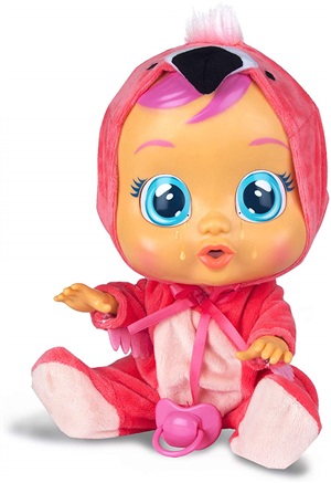 14 inch 4 sound cry doll with music pacifier