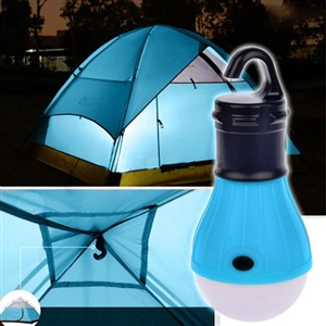 Tent with lamp BLUE