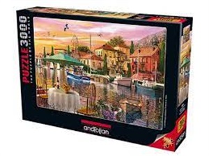 ANATOLİAN Puzzle Limanda Günbatımı / Sunset Harbour 3000pcs