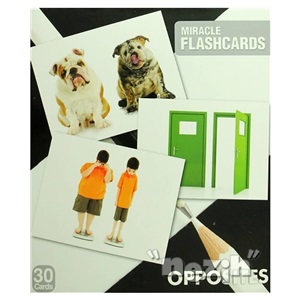 Miracle Flashcards  Oppposites Box 30 Cards
