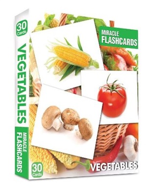Miracle Flashcards – Vegetables Box 30 Cards