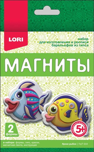 gipsdən maqnitlər Lori Balıqlar Пз/Г014