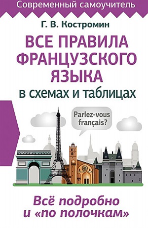 Все правила французского языка в схемах и таблицах