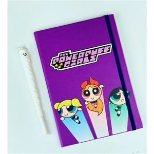 The Powerpuff Girls Sert Kapak Butik Defter Yeşil 80ypr.15x21 DFT-388142