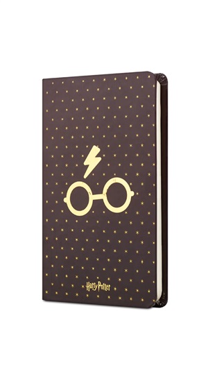 Harry Potter Sert Kapak Mini Defter Gözlük Bordo 80ypr.9x14 DFT-388272