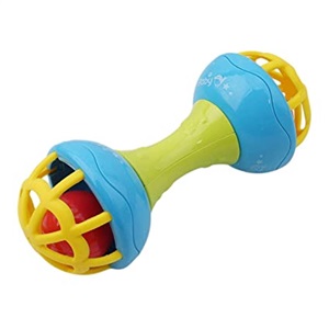 Soft rubber rattle
