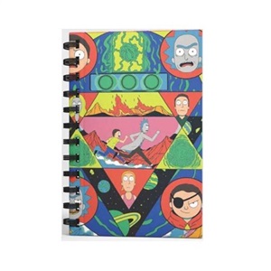 Rick And Morty Spiralli Defter Kırmızı 80ypr.17x24 DFT-388517