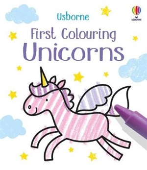 FIRST COLOURING UNICORNS