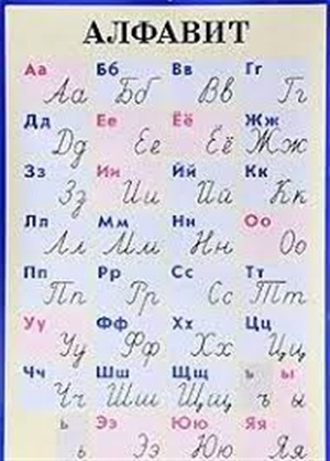 Алфавит. Печатные и рукописные буквы. Наглядное пособие для начальной школы. (Большой формат)
