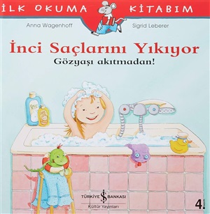 İNCİ SAÇLARINI YIKIYOR