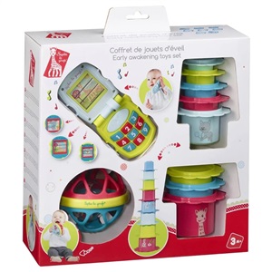 Early learning toys set (Sophie La Girafe)