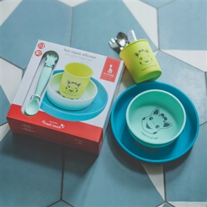 Set repas silicone (Sophie silicon yemek dəsti) (Sophie La Girafe)