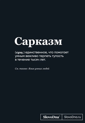 Блокнот SlovoDna. Сарказм (формат А5, 128 стр., С НОВЫМ КОНТЕНТОМ)