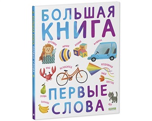 Первые книжки малыша. Большая книга. Первые слова