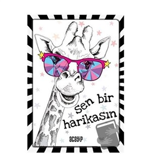 Havalı Unicorn Defter  Çılgın Defterler