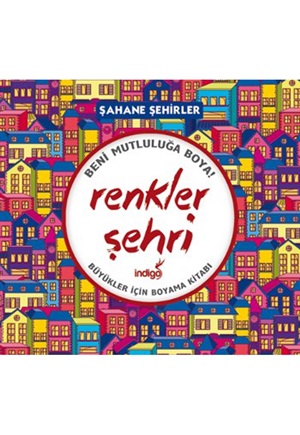 Renkler Şehri - Yetişkinler İçin Boyama