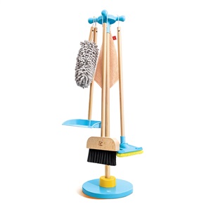 Broom & swiffer  cleaning  stand