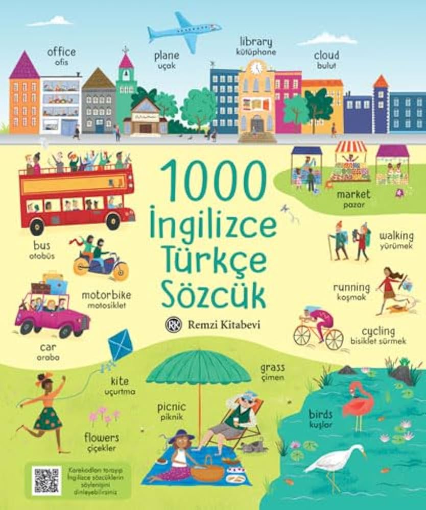 1000 İngilizce  Türkçe Sözcük