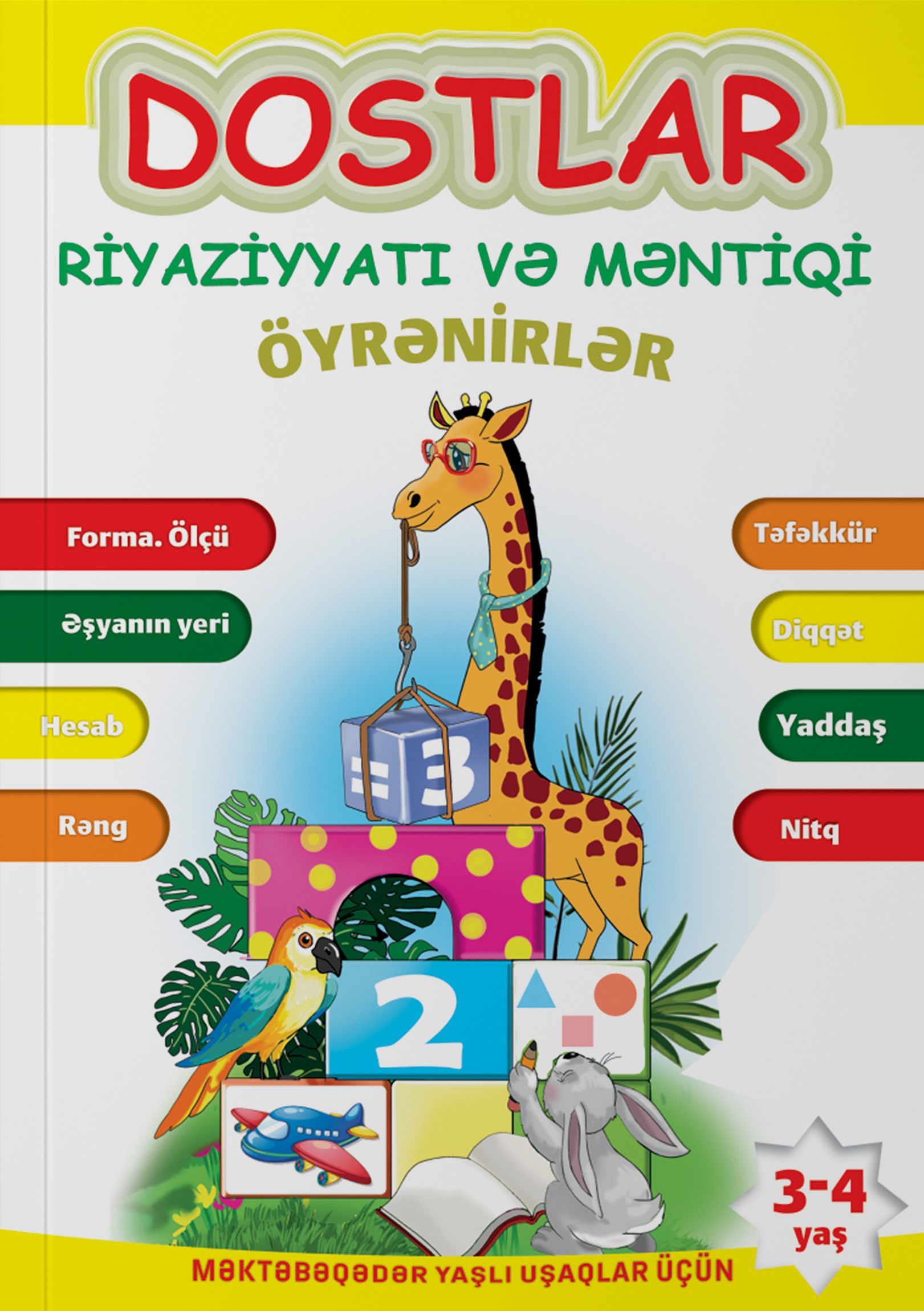 Dostlar Riyaziyyatı və Məntiqi Öyrənirlər 3-4 Yaş