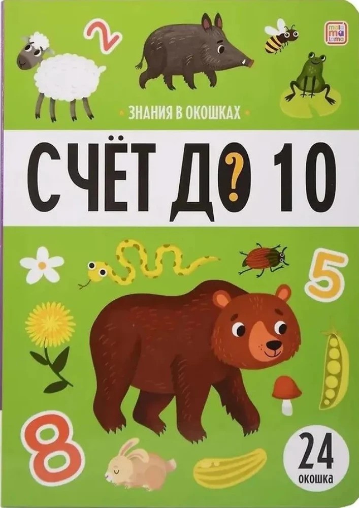 Знания в окошках. Счет до 10