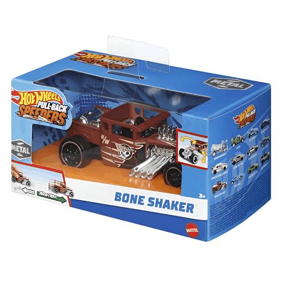 Maşın Mattel Hot Wheels Pull-Back Speeders (Qarga.az)
