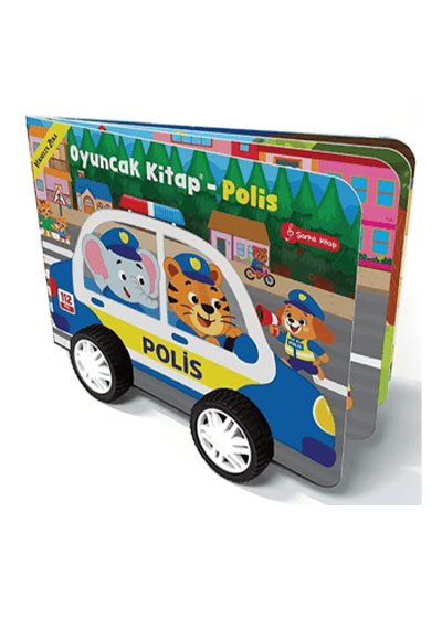 Oyuncak Kitap - Polis (Gerçek Tekerlekli)