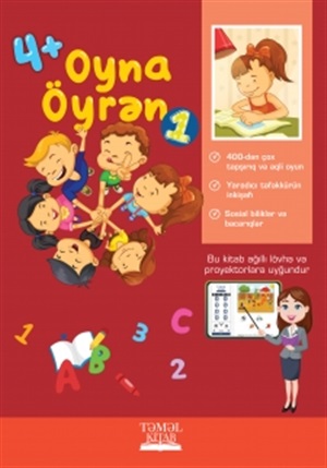 (+4 Yaş) Oyna öyrən - Məktəbəqədər Hazirliq dəsti  (9 Kitab)