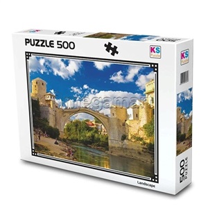 CA_KS Puzzle_Old Moster Bridge Bosna Hersek500 Parça11304