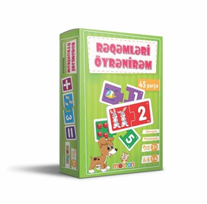 Rəqəmləri öyrənirəm. Pazl