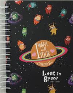 Ежедневник Lost in space (Инопланетяне) А5, твердая обложка, 192 стр.