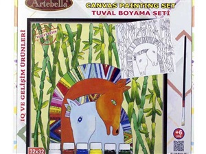 ARTEBELLA TUVAL BOYAMA SETİ 32X32 ST SERİSİ