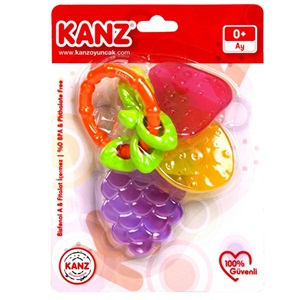 KANZ 30302 BABYZZ RENKLİ MEYVE DİŞLİK