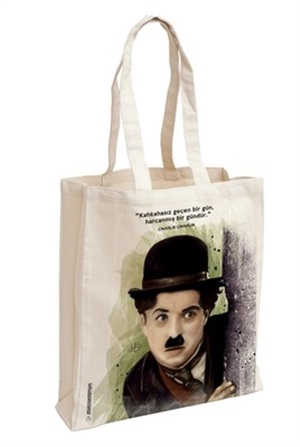 Charlie Chaplin Aforizma Bez Çanta