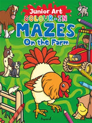 JA:COLOUR-IN-MAZES:ON THE FARM