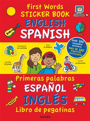 FIRST WORDS STICKER:ENG/SPANISH