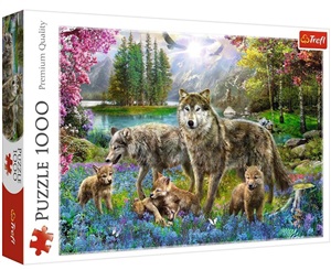 PuzzleEE _ 10558 Trefl/1000 PUZZLE LUPİNE FAMİLY