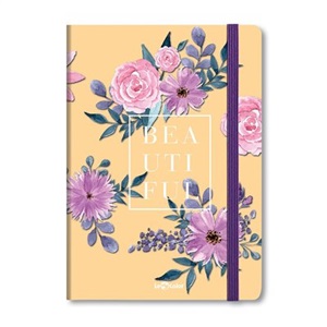 Le Color_ SERT KP LASTİKLİ KARELİ DEFTER 80gr 17X24 PARADISE